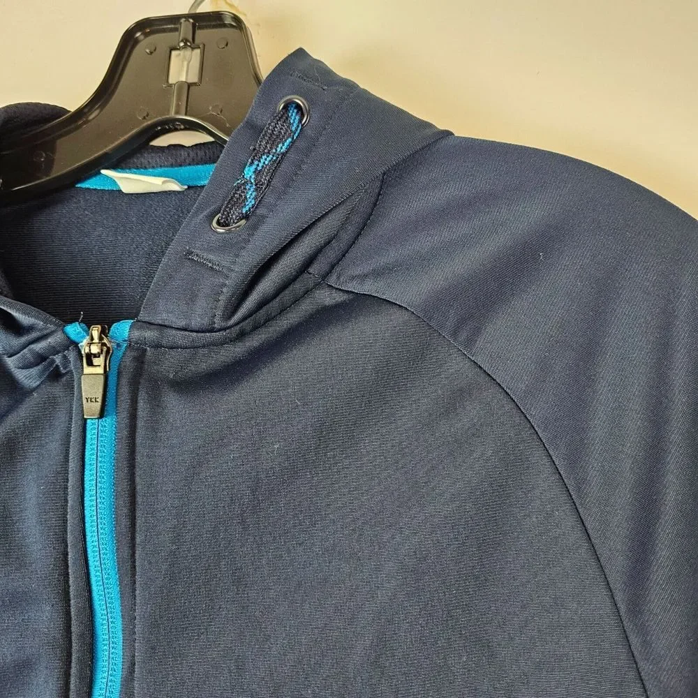 Gymboree Boys Gym Go Hooded Sweatshirt Large‎ 10/12 Blue